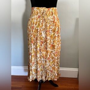 Rachel Zoe Autumnal Floral Print Women's Skirt - NWT - Large